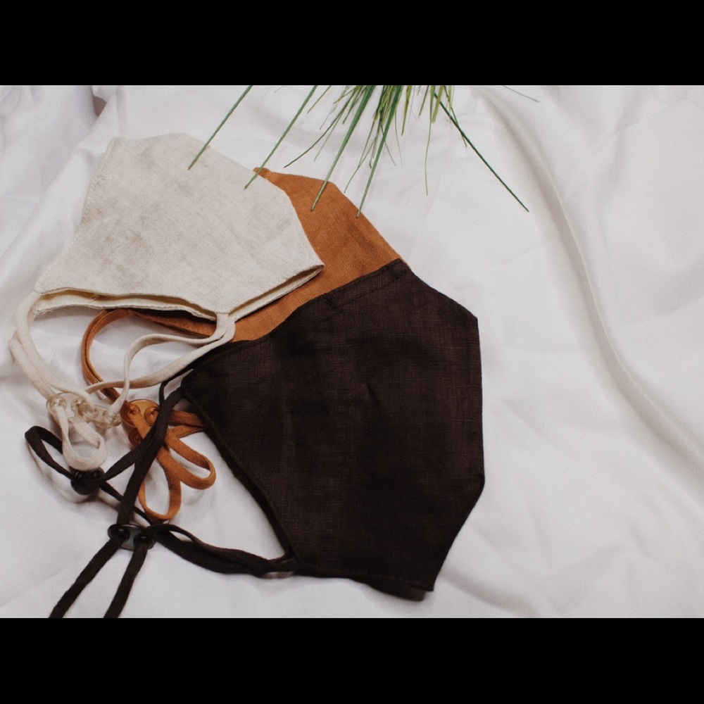 100% Linen Masks